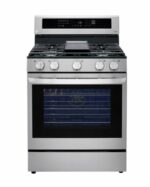 5.8 cu ft. Smart Wi-Fi Enabled True Convection InstaView Gas Range with Air Fry