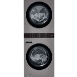 Single Unit Front Load LG WashTower with Center Control 4.5 cu. ft. Washer and 7.4 cu. ft. Electric Dryer